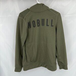 Nobull Men S Hoodie Sweatshirt Fleece Lined Green Long Sleeve Active Performance